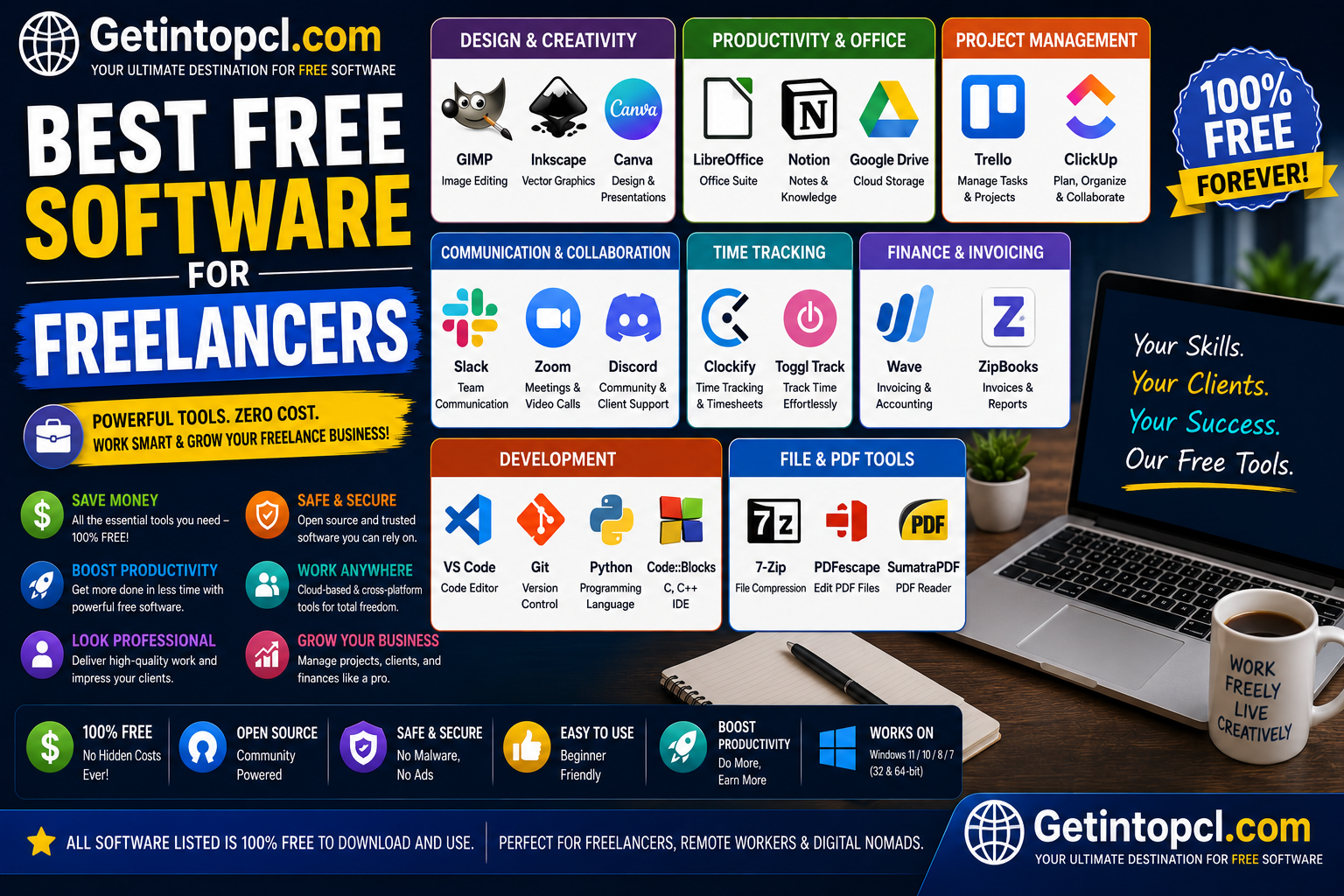 Best Free Software for Freelancers