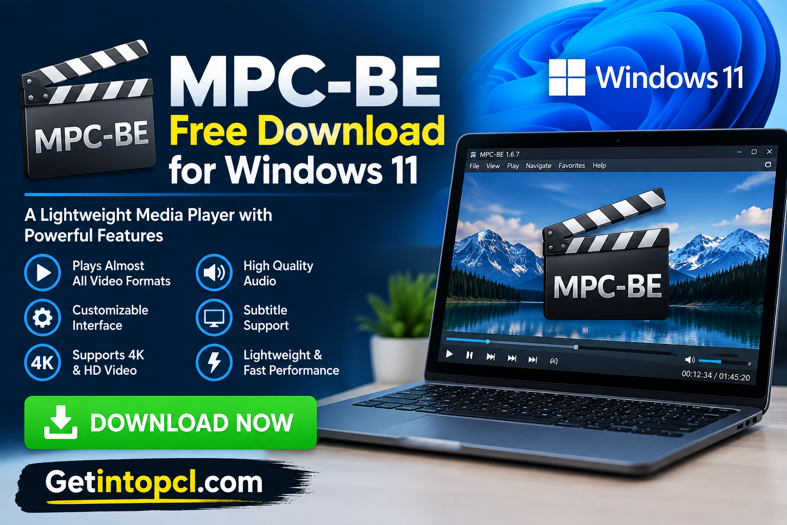 MPC-BE Free Download for Windows 11