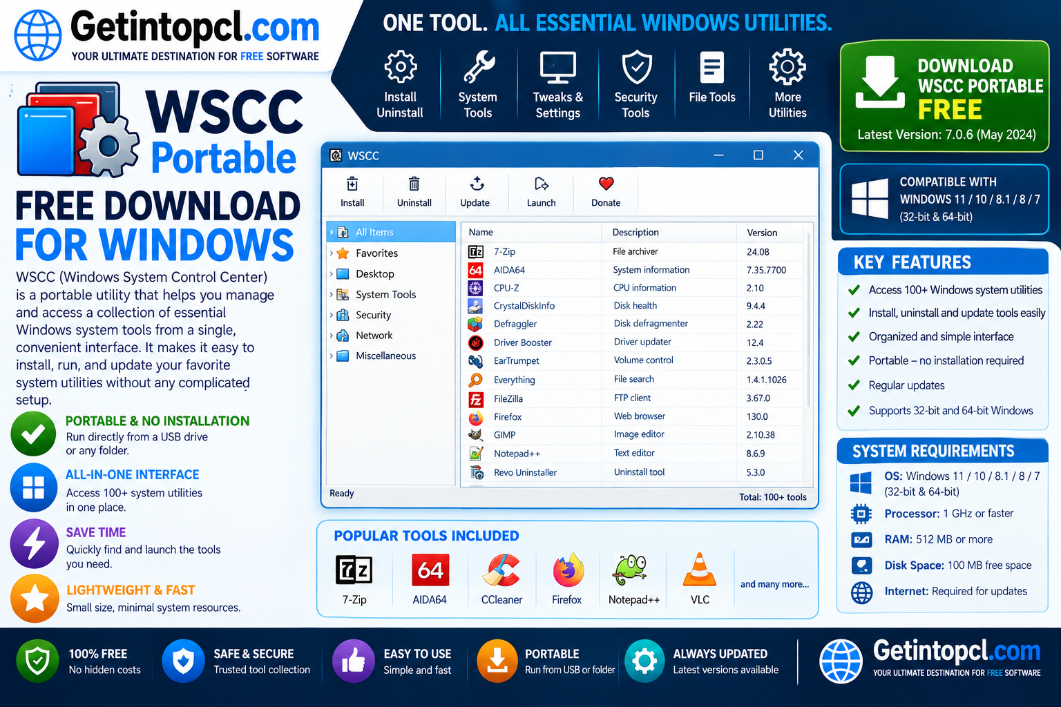 WSCC Portable Free Download For Windows