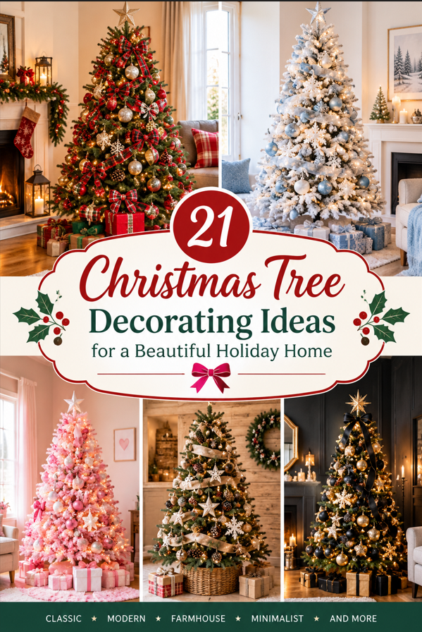 21 Christmas Tree Decorating Ideas for a Beautiful Holiday Home