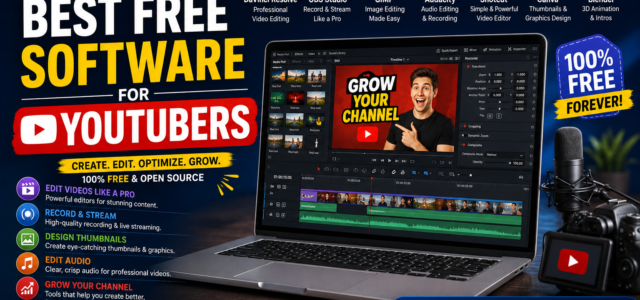 Best Free Software for YouTubers