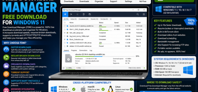 Free Download Manager for Windows 11