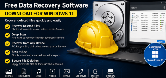Recuva Free Data Recovery Software Download for Windows 11